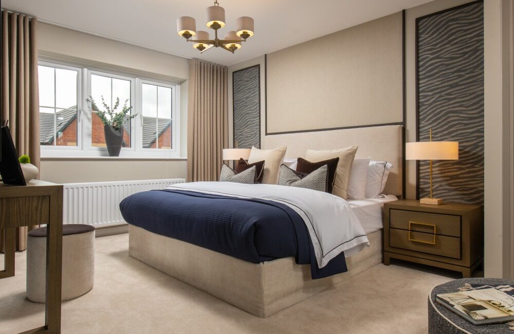Main bedroom in the Hewson.
