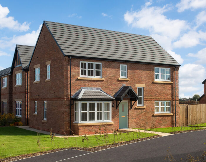 External photo of the Wilson 4-bedroom house at Tithe Gardens by Story Homes.