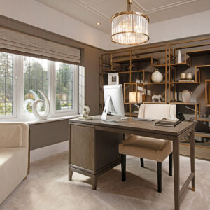 The study in The Capesthorne at Fulshaw Manor