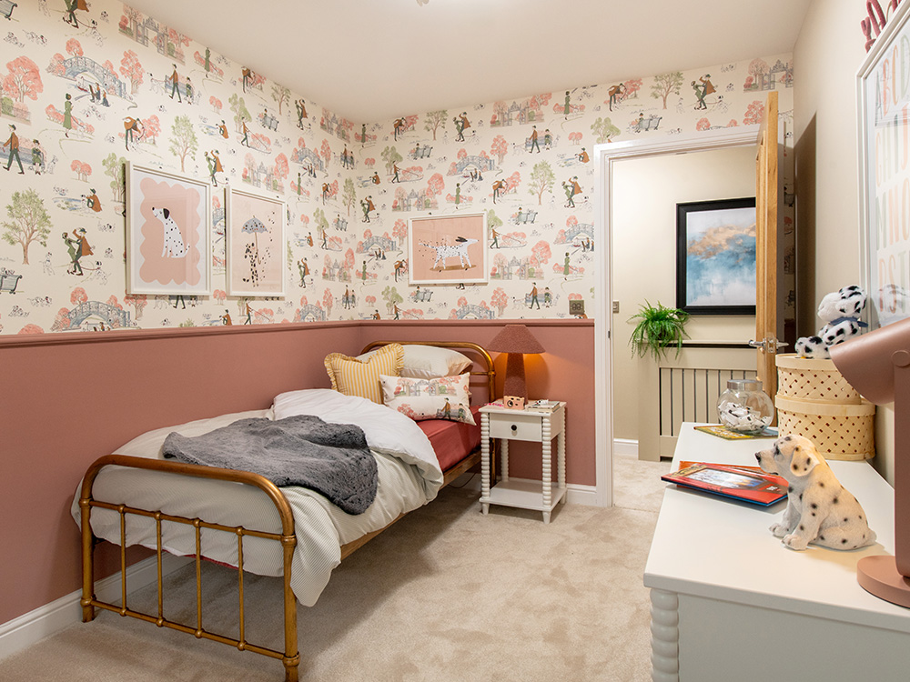 A kids bedroom in a Charlton show home from Story Homes.