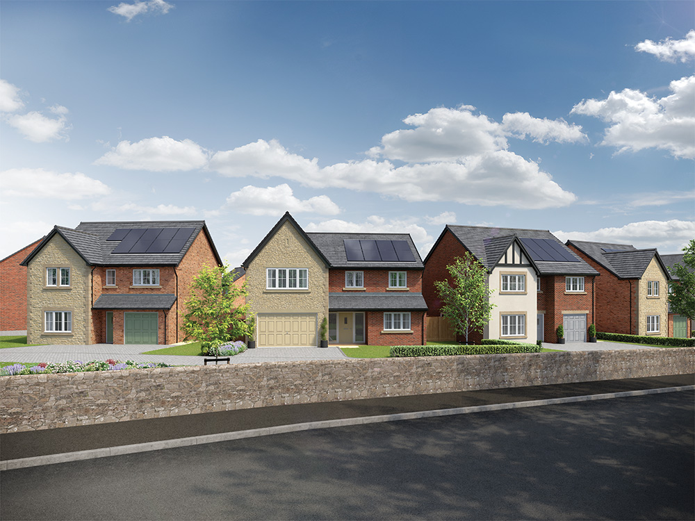 Brigsteer Rise drone image