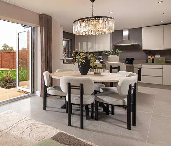 Sanderson house type kitchen/dining area