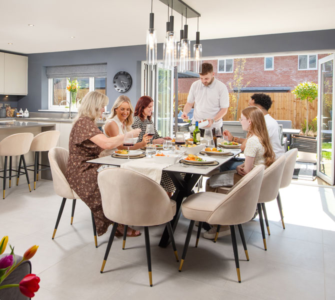 Spacious, open plan kitchens