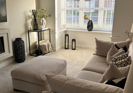 The lounge in The Ferguson four bedroom detached