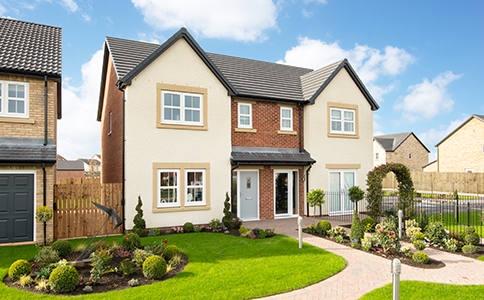 An external shot of The Spencer show home at Sadler Woods