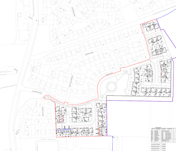 Coloured layout of Houghton