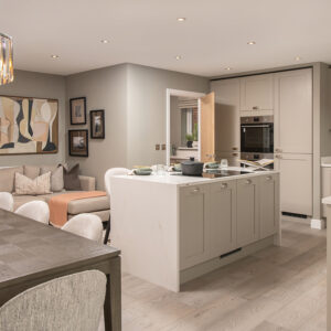 The Cranford kitchen island and utility