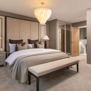 The Cranford master bedroom with en-suite