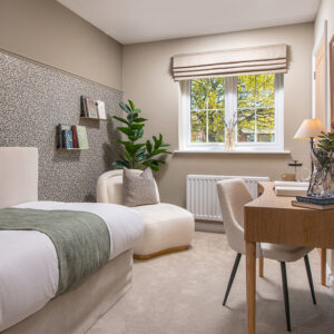 The Cranford fifth bedroom with single bed