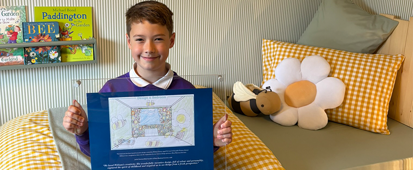 Story Homes unveils winning children’s bedroom design by local pupil at Elmbrook Park show home