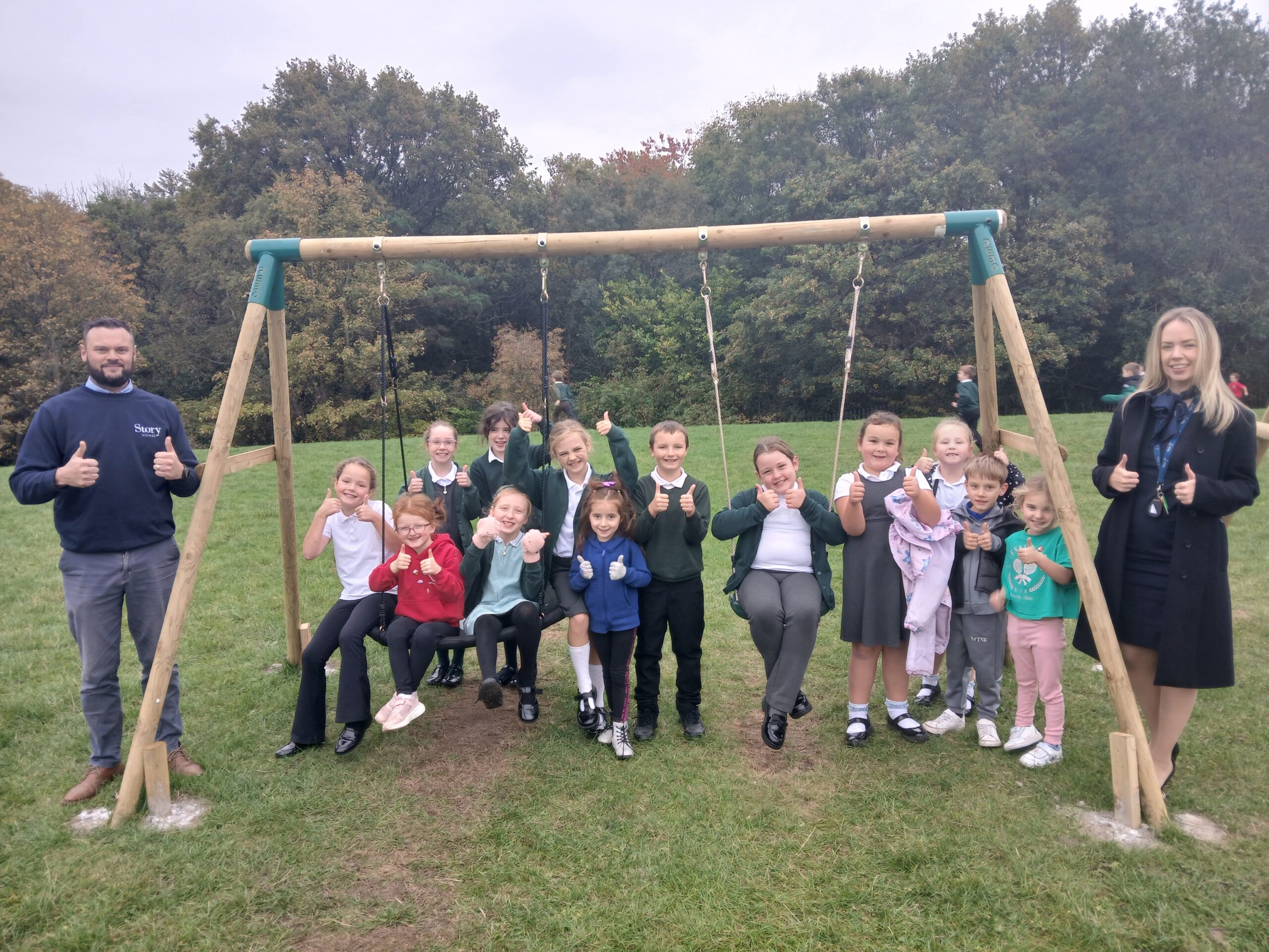 Tanfield Lea Primary School donation