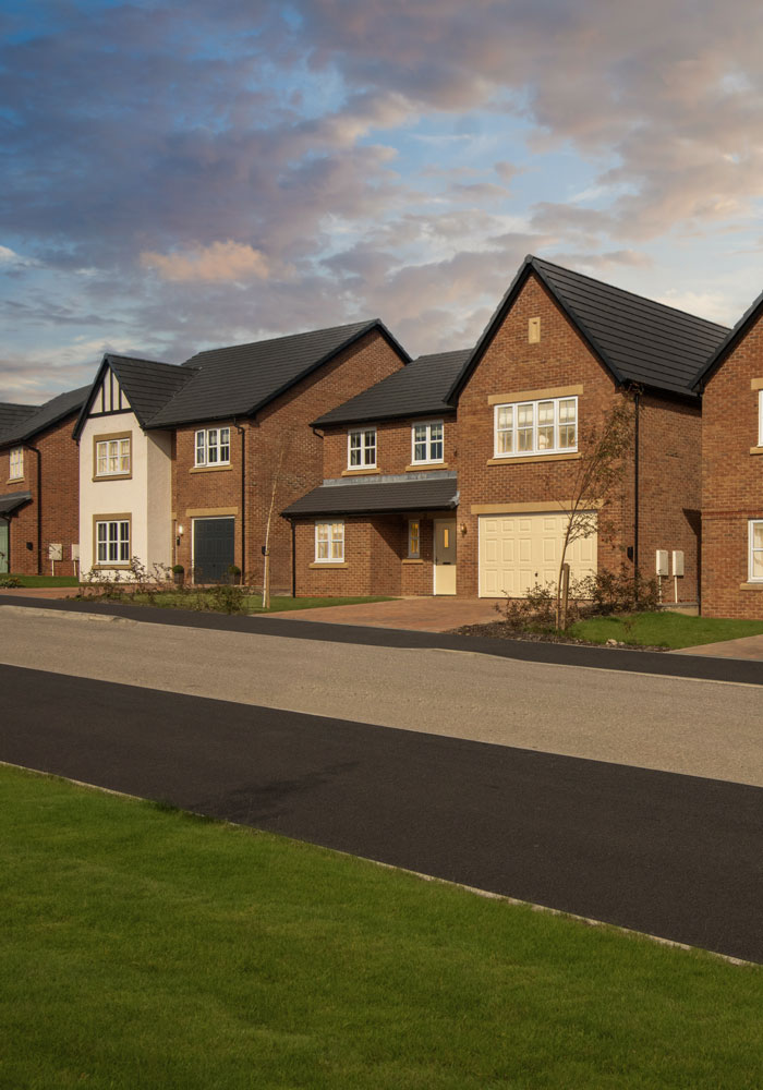 Tithe Gardens Street Scene Dusk 1920x850