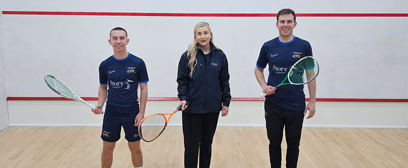 Story Homes supports Nunthorpe Squash Club as part of local community engagement
