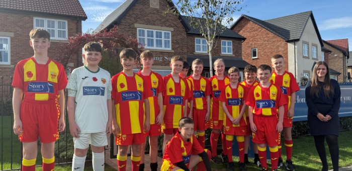 Story Homes supports Longhoughton Rangers U13s with local sponsorship