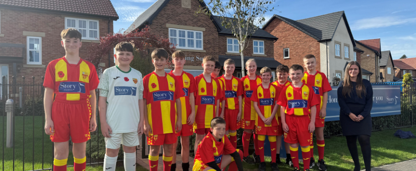 Story Homes supports Longhoughton Rangers U13s with local sponsorship