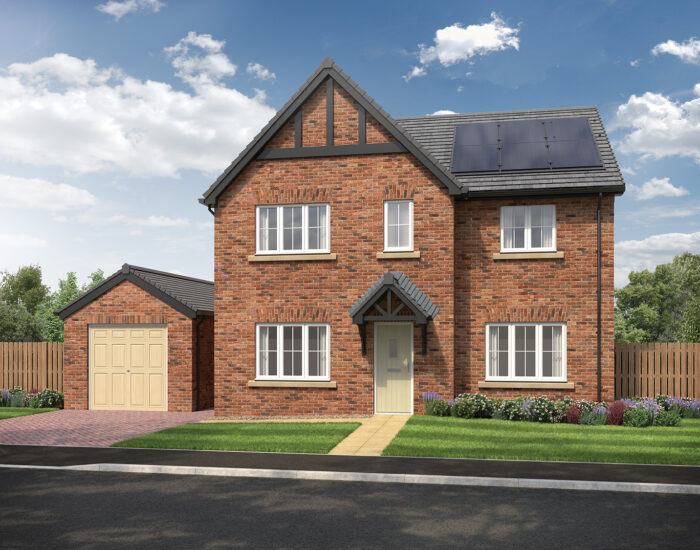 CGI rendering of The Robinson house type