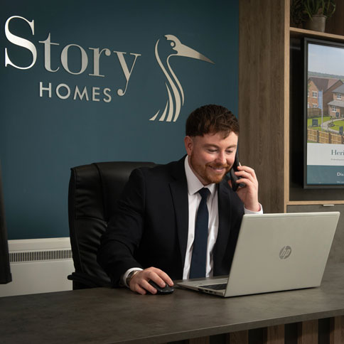 Sales Executive On The Phone.484x484