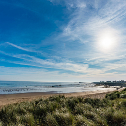 An image of the Northumberland Coast