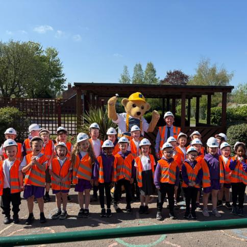 School children at St Oswalds Primary School in Coppull, Chorley.