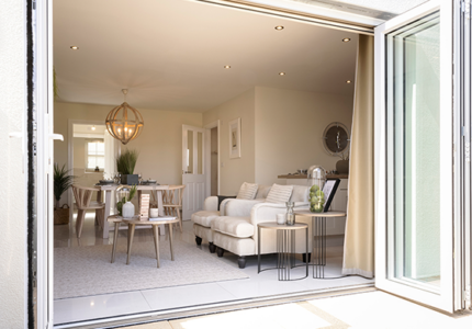 The Wilson dining room and bi-fold doors