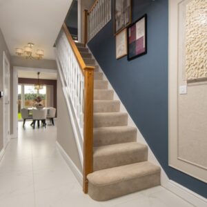 The Hartford entrance way with stairs leading upto the first floor