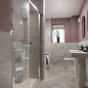 Main bedroom en-suite bathroom double sinks