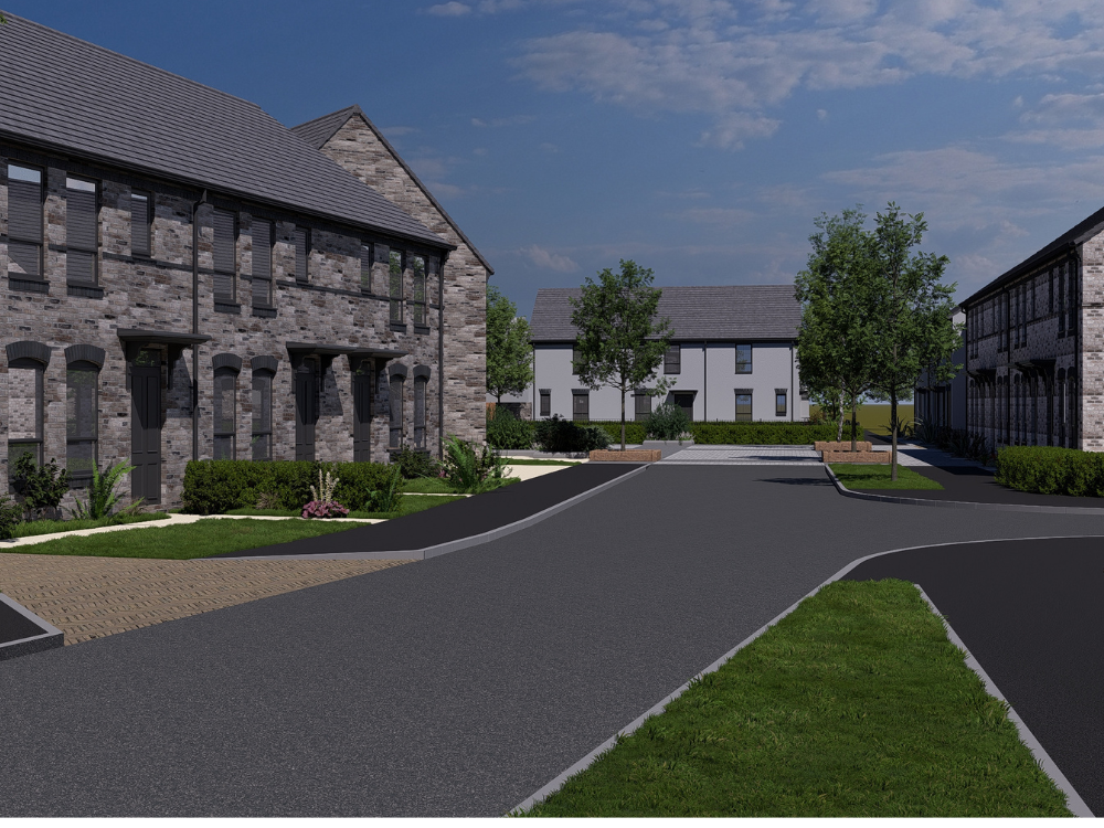 CGI of new house types at Edgehill Park, Whitehaven