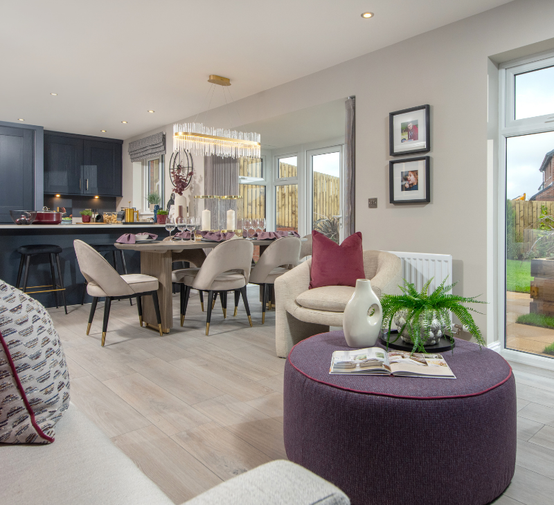 Kitchen diner of The Hewson at Edgehill Park