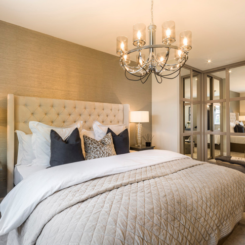 Main bedroom of The Hewson at Tithe Gardens