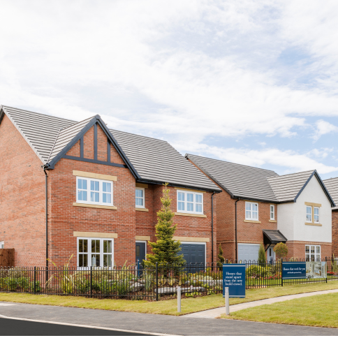 Street scene at Tithe Gardens