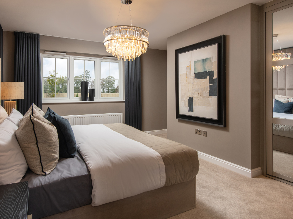 Main bedroom of The Middleton at Foxbridge Rise