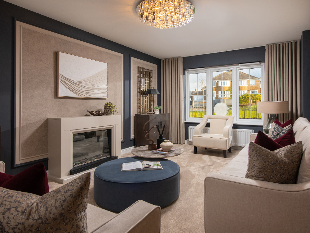 The lounge of The Middleton at Foxbridge Rise