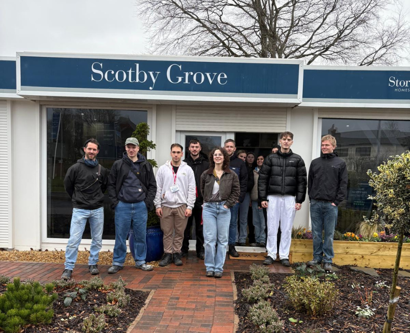 International construction students explore British building practices at Story Homes’ Scotby Grove development