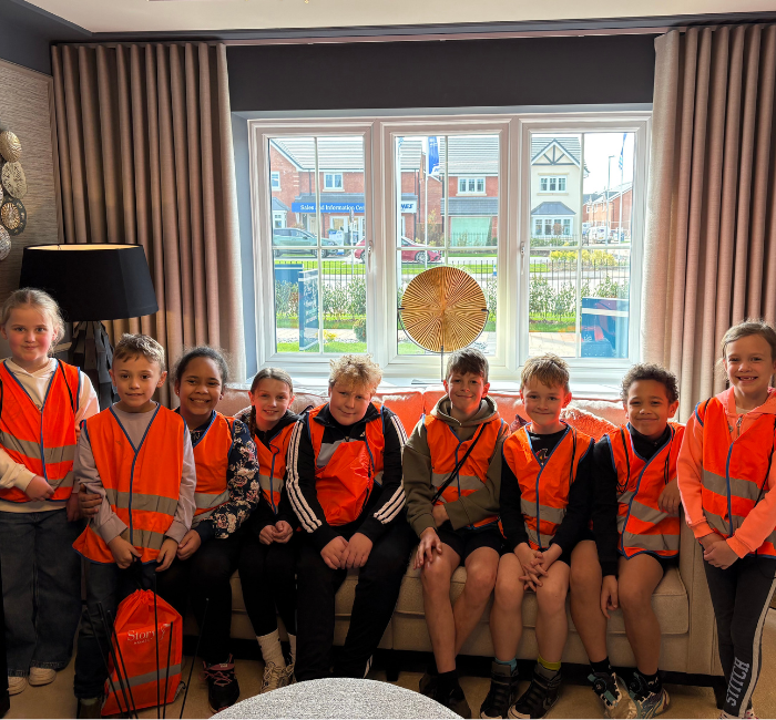 Story Homes delivers on-site lesson for pupils at Winmarleigh Church of England Primary School