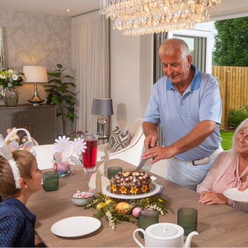 An easter tablescape