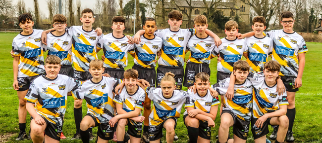 Story Homes sponsors Culcheth Eagles U14s rugby team