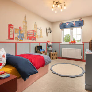 Childrens bedroom with paddington bear design