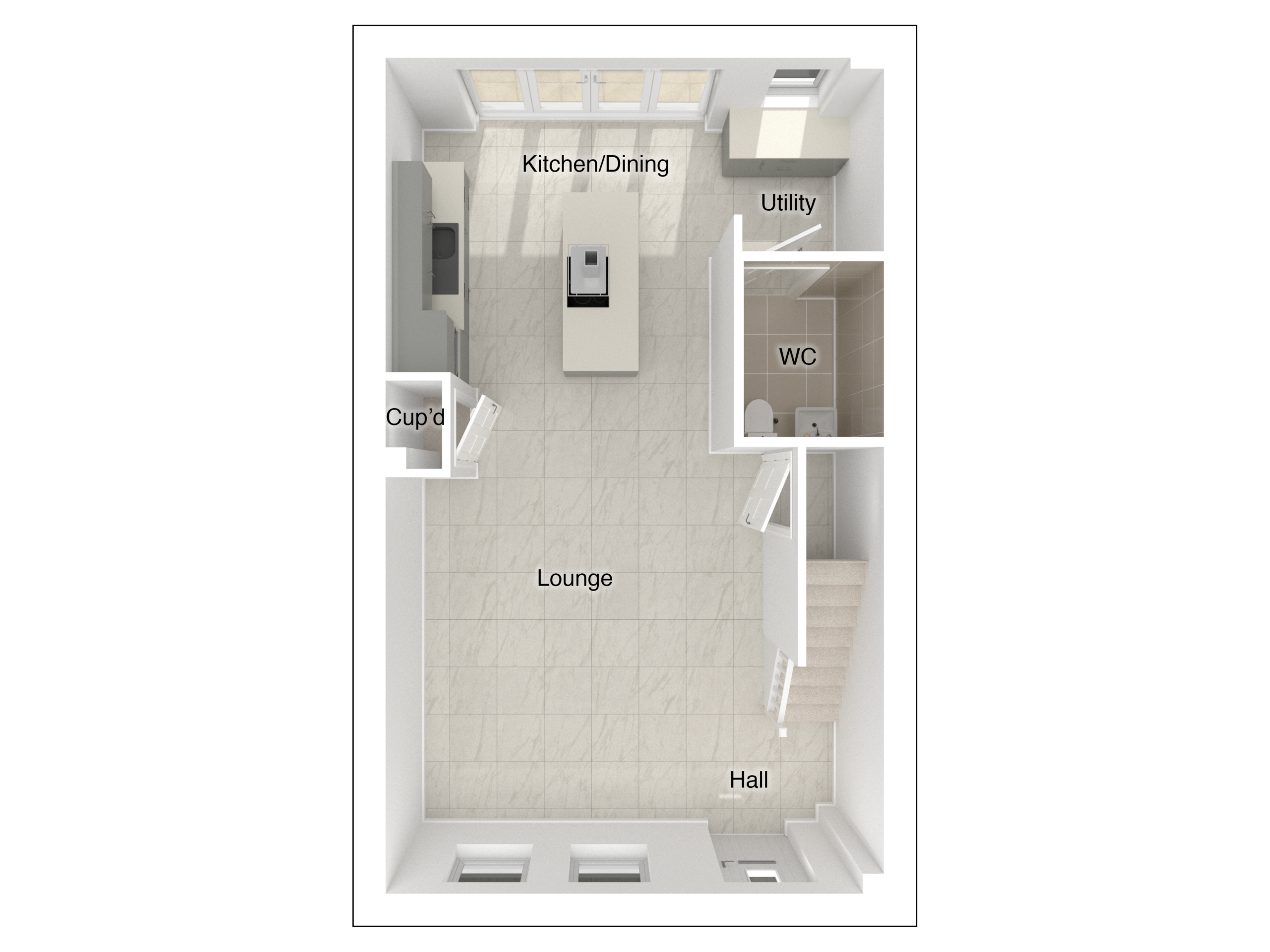 Hallin floorplan
