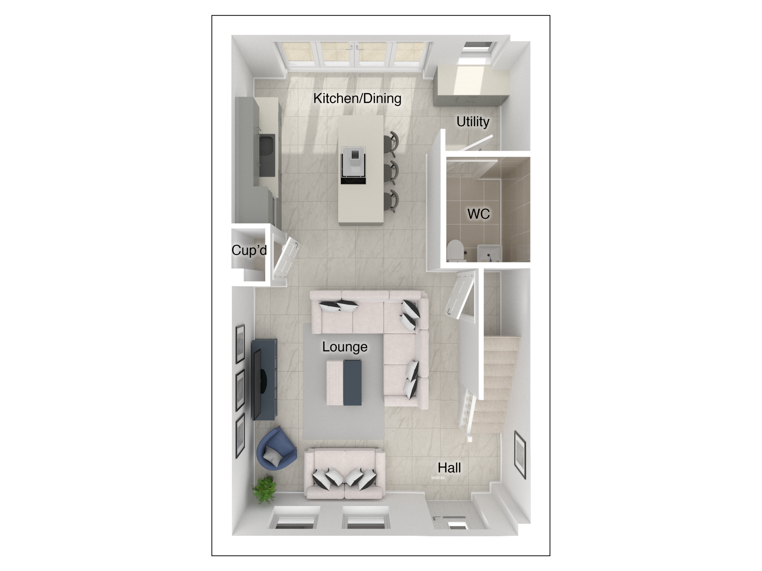 Hallin floorplan