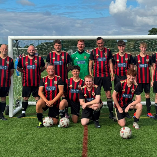 Story Homes kicks off support for inclusive football team in Killingworth