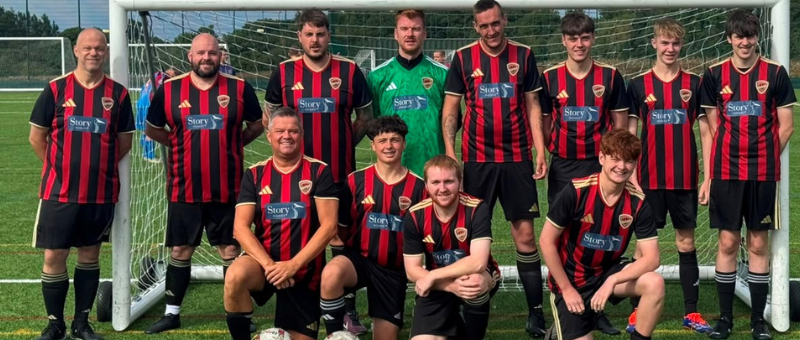 Story Homes kicks off support for inclusive football team in Killingworth