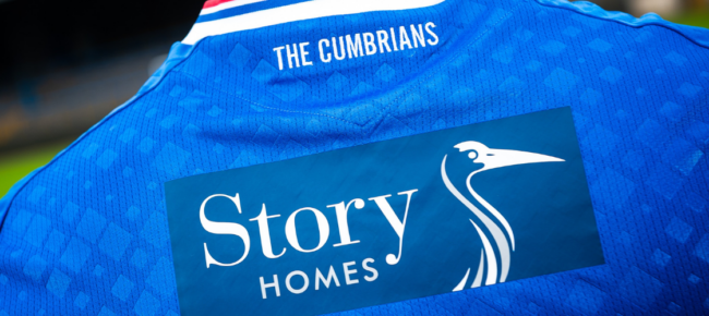 Story Homes and Carlisle United Football Club partnership continues for the 2026/27 season